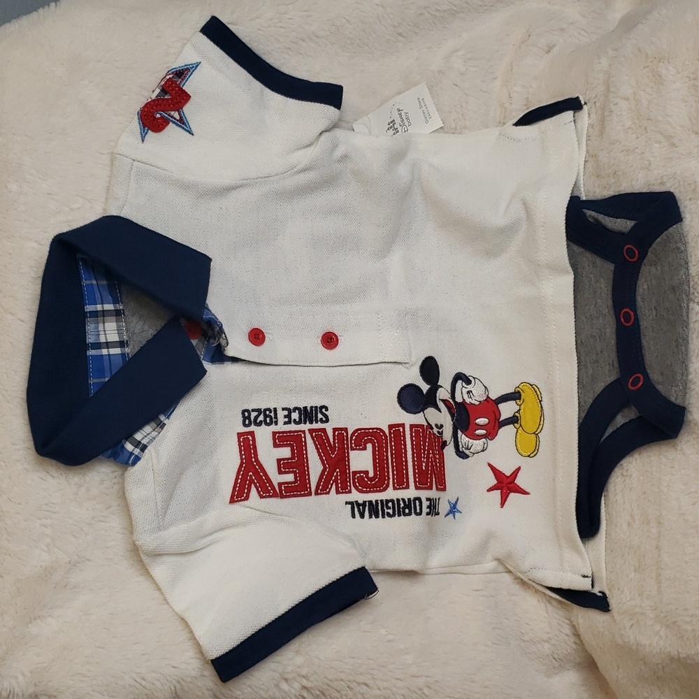 Original Disney Store Mickey Polo Body Suit